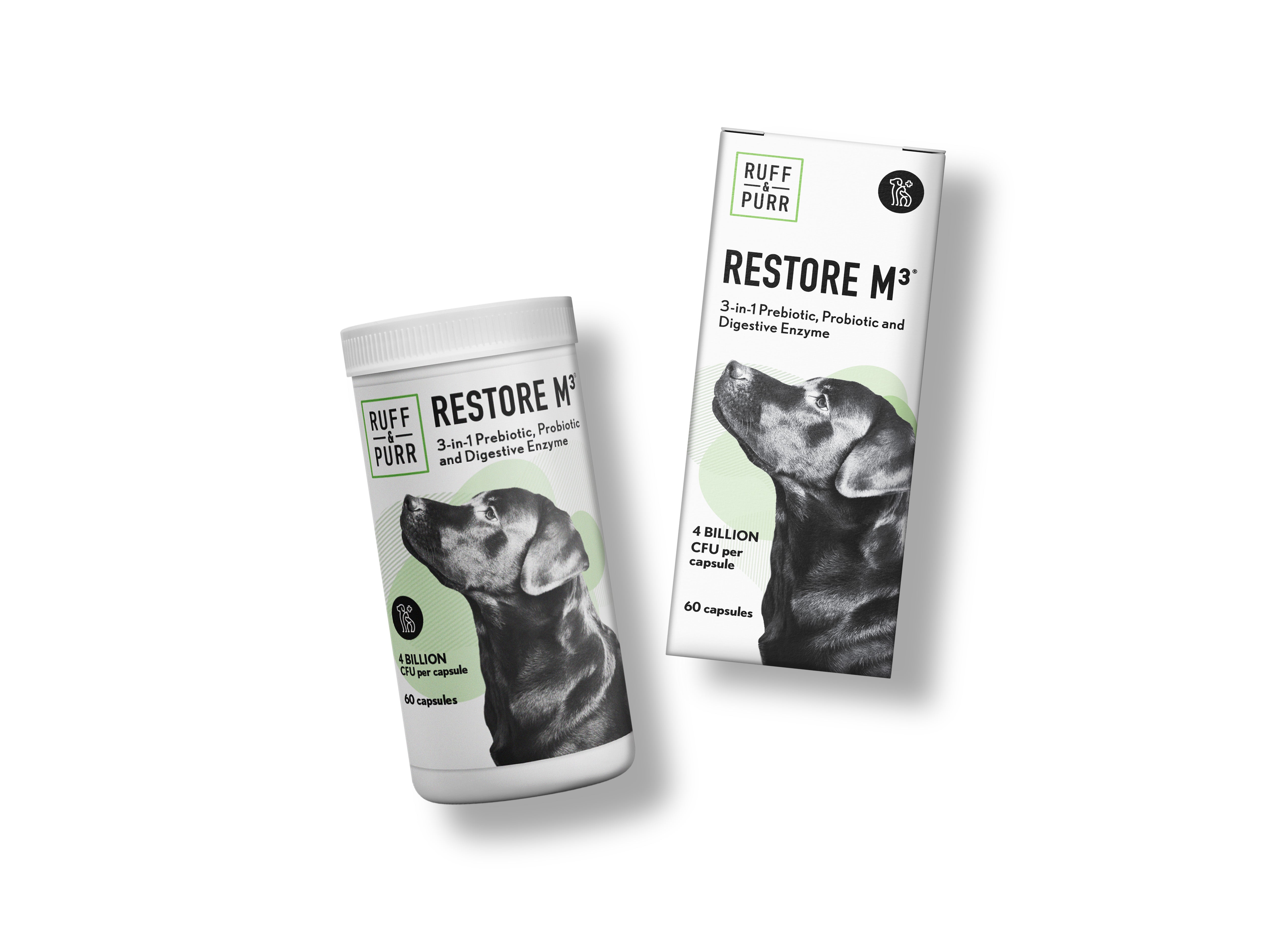 Premium Pet Probiotics Prebiotics and Digestive Enzymes Ruff