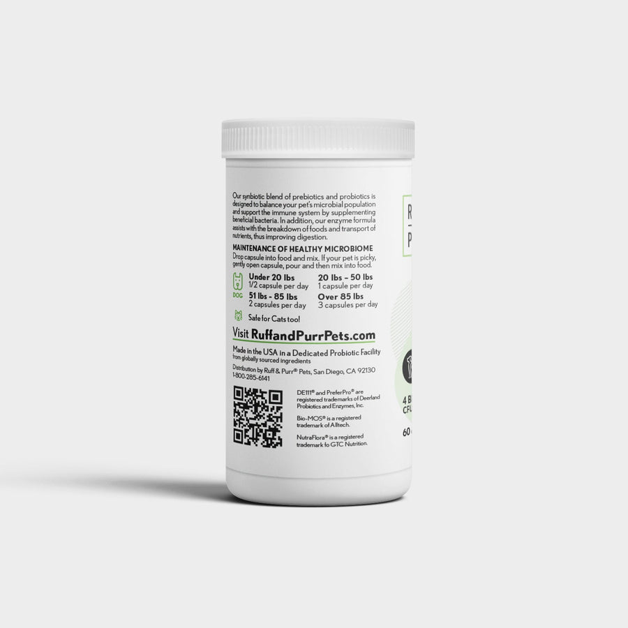 Single Bottle of Ruff & Purr's Restore M3® Dosage Directions